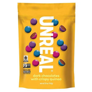 Unreal: Dark Chocolate Crispy Quinoa Gems