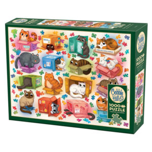 Cats vs. Puzzles: 1000pc