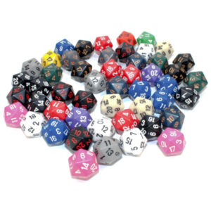 Chessex Opaque: D20 Bag of 50