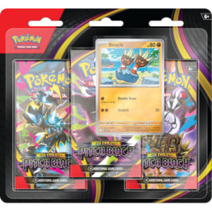 Pokemon: ME05: Pitch Black 3 Pack Blister