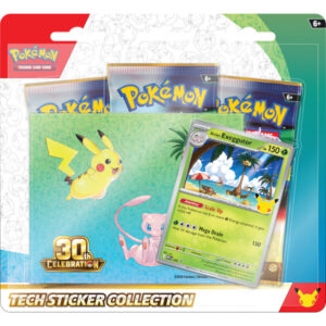 Pokemon: 30th Anniversary: Tech Sticker Collection