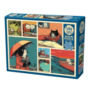 Cats Chillin With Books: 500pc